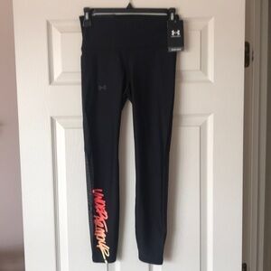 Brand New Under Armour Heatgear Compression High Rise Ankle Leggings 80’s Style